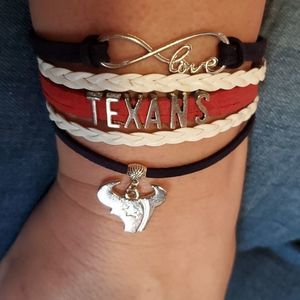 NEW NFL HOUSTON TEXANS BRACELET